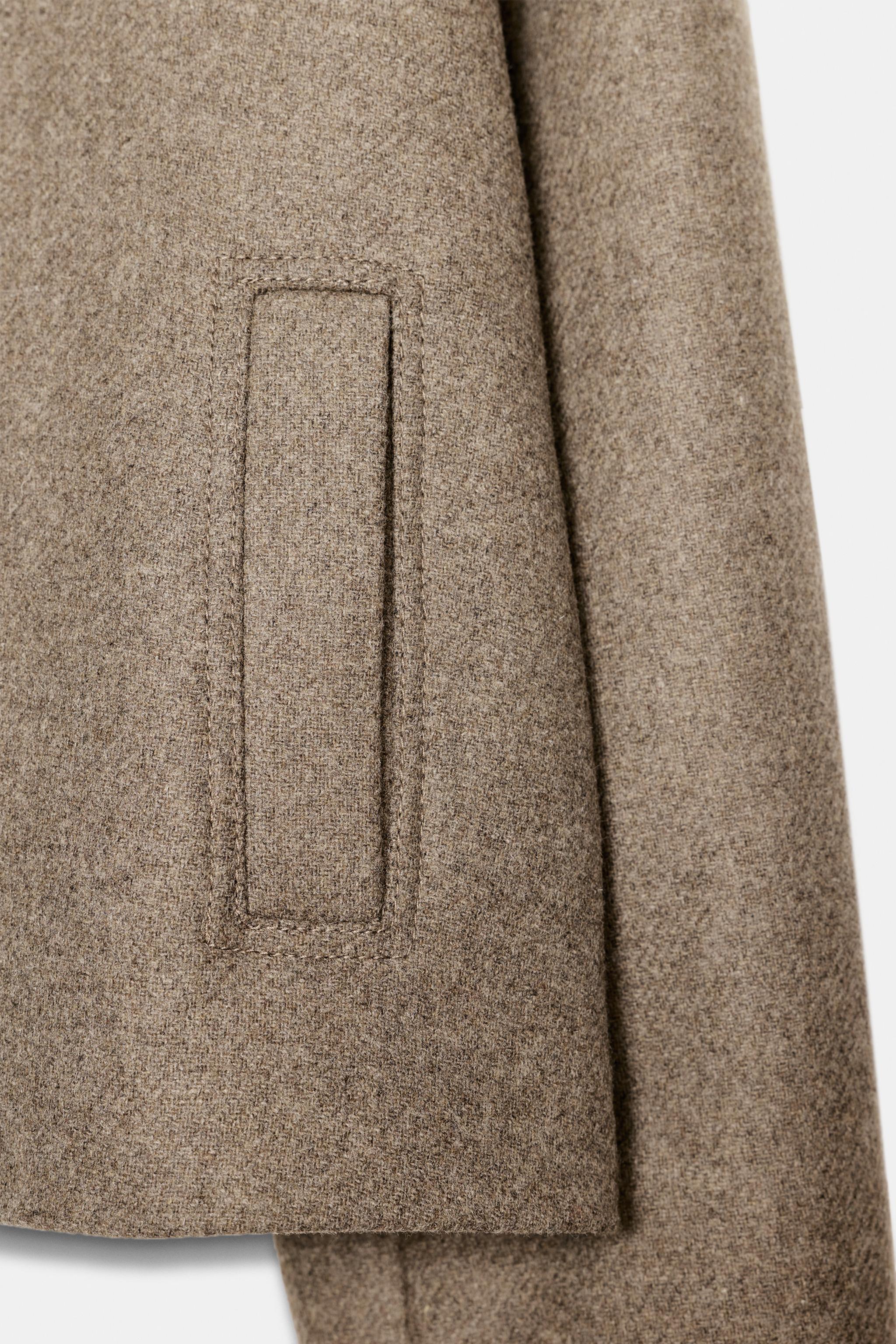 WOOL BLEND SHORT COAT